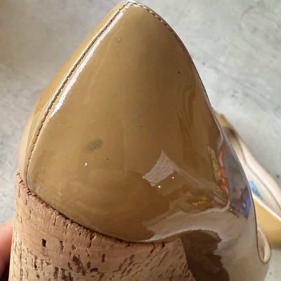 Prada Tan Corkscrew Wedges fits US 9 EU 40 (size 40.5 EU) - Picture 10 of 14